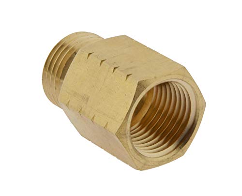 Reduziernippel NPT/G Gewinde NPT 1/4" (AG) - G 1/4" (IG), 16 bar Messing von ToolNerds