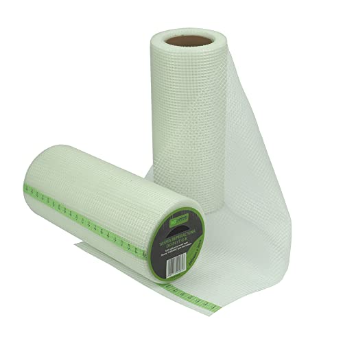 ToolSpace Glasfaserband Gewebeband EXTRA BREIT und STARK Selbstklebend Glasfasergewebe Spachtelnetz 20cm x 20m Fugenband Fiberglass Füllen von Rissen Reparieren Fugen Armierungsgewebe Armierungsband ToolSpace Glasfaserband Gewebeband EXTRA BREIT und STARK Selbstklebend Glasfasergewebe Spachtelnetz 20cm x 20m Fugenband Fiberglass Füllen von Rissen Reparieren Fugen Armierungsgewebe Armierungsband von ToolSpace