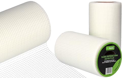 ToolSpace Glasfaserband Gewebeband EXTRA STARK Selbstklebend Glasfasergewebe Spachtelnetz 15cm x 20m Fugenband Fiberglass Rissbrucke Füllen von Rissen Reparieren Fugen Armierungsgewebe Armierungsband ToolSpace Glasfaserband Gewebeband EXTRA STARK Selbstklebend Glasfasergewebe Spachtelnetz 15cm x 20m Fugenband Fiberglass Rissbrucke Füllen von Rissen Reparieren Fugen Armierungsgewebe Armierungsband von ToolSpace