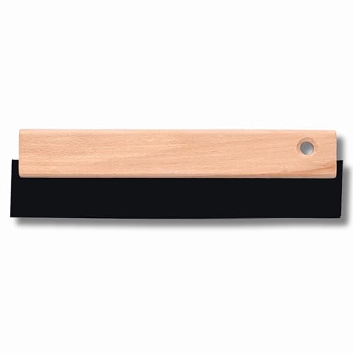 ToolSpace Gummispachtel 250 mm Fliesenspachtel Fugengummi Holzgriff - Verfuggummi - Werkzeuge für Steingut Fuggummi Glättkelle Gummi Ergonomisch Arbeit von ToolSpace