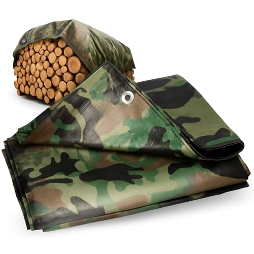 ToolSpace SUPERDICKE Gewebeplane Premium Plane mit Ösen 2x3m Wetterfest Abdeckplane UV Beständig Tarp Outdoor Garten Wasserdicht Schutzplane Bauplane Tarnfarbe 90g/m2 Reißfest Camouflage ToolSpace SUPERDICKE Gewebeplane Premium Plane mit Ösen 2x3m Wetterfest Abdeckplane UV Beständig Tarp Outdoor Garten Wasserdicht Schutzplane Bauplane Tarnfarbe 90g/m2 Reißfest Camouflage von ToolSpace