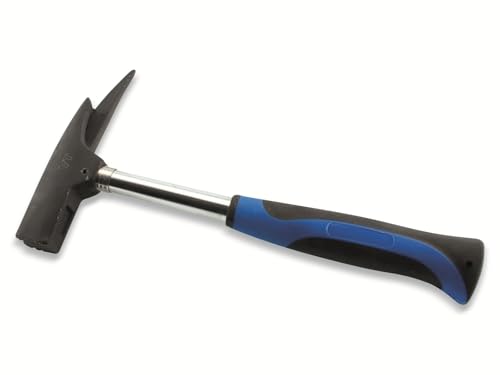 ToolTech Zimmermannshammer 600g - Eckiger Stahlkopf - Neoprengriff - Magnetischer Nagelhalter - DIN 7236 - 315 mm - Blau von ToolTech