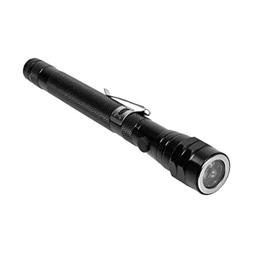 Tool Tech 53410 Teleskopische LED-Taschenlampe, mit Magnet, flexibel, Metall, 3 LEDs von HOME