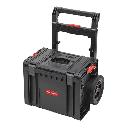 Toolbrothers RHINO L Cart Plus ECO - Mobiler Werkzeugkoffer 29 l IP54 mit Doppelteleskopgriff von Toolbrothers