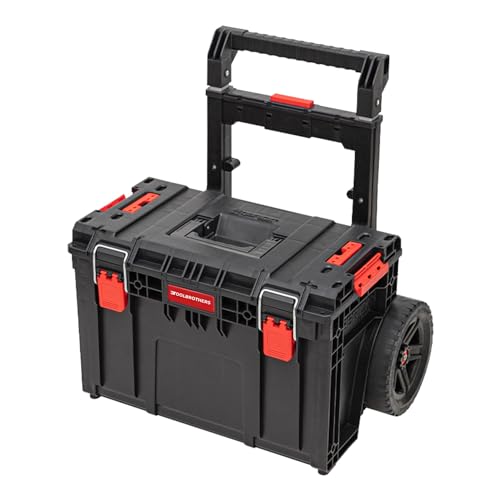 Toolbrothers RHINO XL Cart Plus ECO - Mobiler Werkzeugkoffer 37 l IP66 mit Doppelteleskopgriff von Toolbrothers
