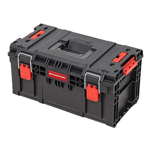 Toolbrothers RHINO XL Werkzeugkoffer ECO Vario+ Höhe L 28 l IP66 mit herausnehmbaren Trennwänden von Toolbrothers