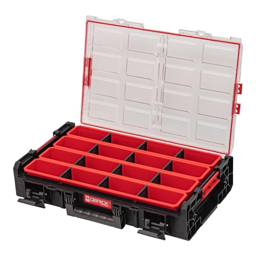 Toolbrothers RHINO XXL Organizer ECO Höhe XL Boxen+ 582 x 387 x 131 mm 13,5 l IP66 mit 4 Inlays und 12 Trennwände Toolbrothers RHINO XXL Organizer ECO Höhe XL Boxen+ 582 x 387 x 131 mm 13,5 l IP66 mit 4 Inlays und 12 Trennwände von Toolbrothers
