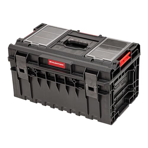 Toolbrothers RHINO XXL Werkzeugkoffer ECO Comfort+ Höhe L 38 l IP66 mit herausnehmbaren Trennwänden von Toolbrothers