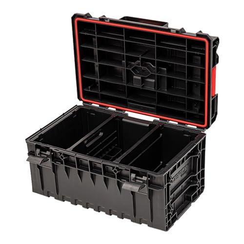 Toolbrothers RHINO XXL Werkzeugkoffer ECO Work+ Höhe L 38 l IP66 mit herausnehmbaren Trennwänden von Toolbrothers