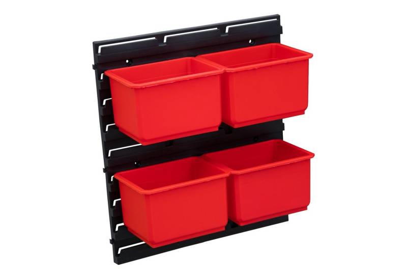 Toolbrothers Werkzeugkoffer RHINO Container Set Nr. 1 Werkstattwand 39 x 35 cm mit 4 Behältern von Toolbrothers