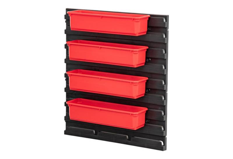 Toolbrothers Werkzeugkoffer RHINO Container Set Nr. 4 Werkstattwand 39 x 35 cm mit 4 Behältern von Toolbrothers