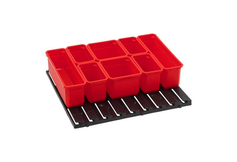Toolbrothers Werkzeugkoffer RHINO Container Set Nr. 7 Werkstattwand 39 x 35 cm mit 8 Behältern von Toolbrothers