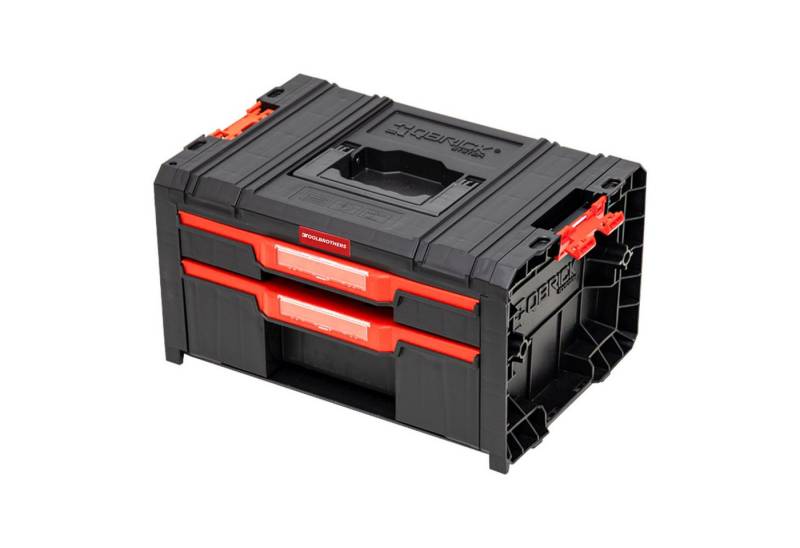 Toolbrothers Werkzeugkoffer RHINO L Drawer 2 ECO Basic mit zwei Schubläden + Trennwänden IP54 von Toolbrothers