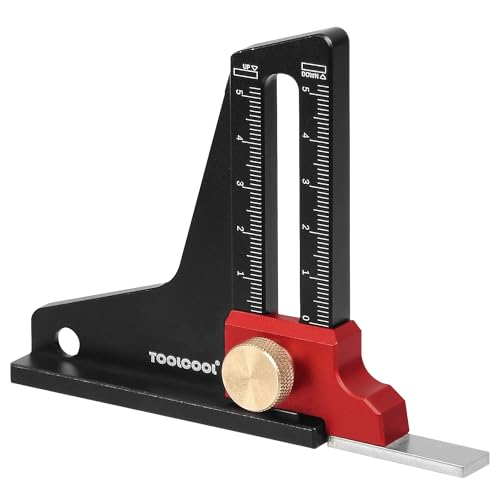 TOOLCOOL Höhenmesser, Tiefenmesser, Holzbearbeitungswerkzeug, Einstelllehre, Setup-Blöcke für Tischsäge, Oberfräse, Tischbohrmaschine, Bandsäge, metrisch von Toolcool