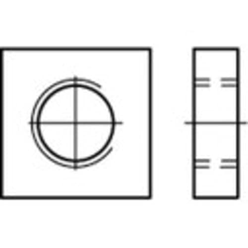TOOLCRAFT 109031 Vierkantmuttern M5 DIN 562 Stahl 100 St. von Toolcraft