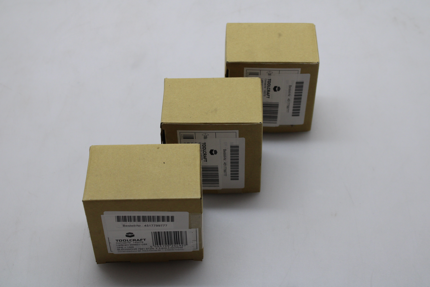 Toolcraft 145079 Linsenblechschrauben 3.9 Mm 6.5 Mm Kreuzschlitz 3 Stück B-Ware Toolcraft 145079 Linsenblechschrauben 3.9 Mm 6.5 Mm Kreuzschlitz 3 Stück B-Ware von Toolcraft