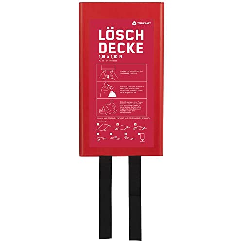 TOOLCRAFT 1577226 Löschdecke mit Montagebox 110 cm x 110 cm x 0.5 mm TOOLCRAFT 1577226 Löschdecke mit Montagebox 110 cm x 110 cm x 0.5 mm von Toolcraft