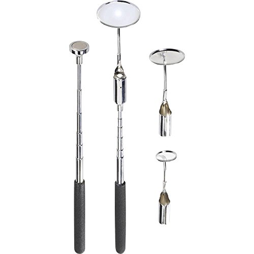 TOOLCRAFT 816419 Inspektionsspiegel-Set 5teilig mit Beleuchtung von Toolcraft