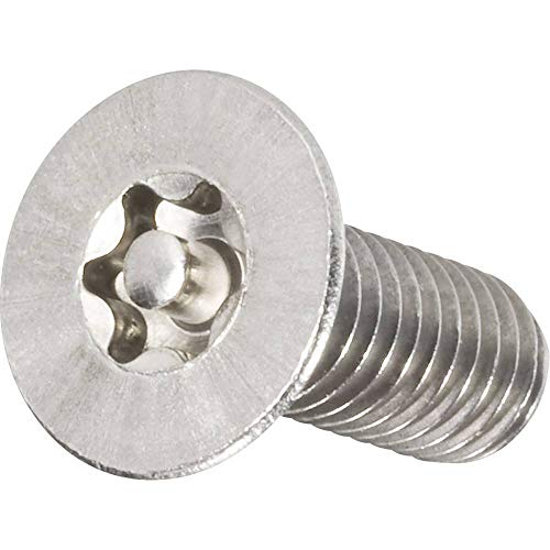 TOOLCRAFT 888817 Senkkopfschraube M5 25 mm Torx-Profil mit Zapfen Edelstahl A2 10 Stück von Toolcraft