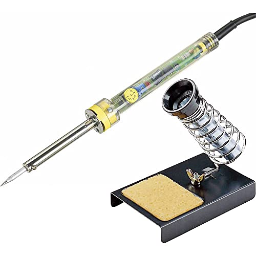 TOOLCRAFT JLS-03 Lötkolben-Set I Bleistiftform I Lötkolben mit Ablage I Temperaturregelung I 230 V I 60 W Lötkolben I 200-450 °C I Elektronik Angebote Lötzubehör von Toolcraft