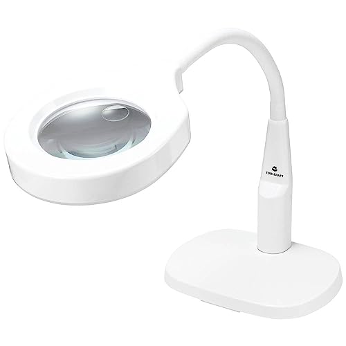 TOOLCRAFT Lupenleuchte I EEK: n.rel I 6W LED-Leuchte I Kapazitiver Touch-Schalter I 1.75x Vergrößerung I 6500K Lichtfarbe I dimmbar I Tischklemme I Zoom-Funktion TOOLCRAFT Lupenleuchte I EEK: n.rel I 6W LED-Leuchte I Kapazitiver Touch-Schalter I 1.75x Vergrößerung I 6500K Lichtfarbe I dimmbar I Tischklemme I Zoom-Funktion von Toolcraft