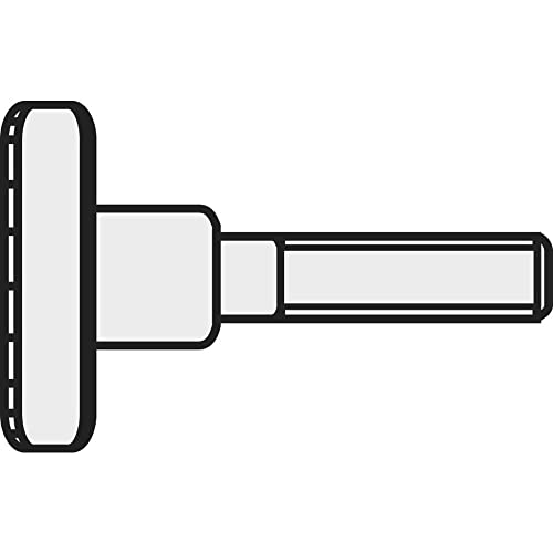 Toolcraft M3*16 D464-5.8:A2K 189355 Rändelschrauben M3 16 mm DIN 464 Stahl galvanisch verzinkt 10 St. von TOOLCRAFT