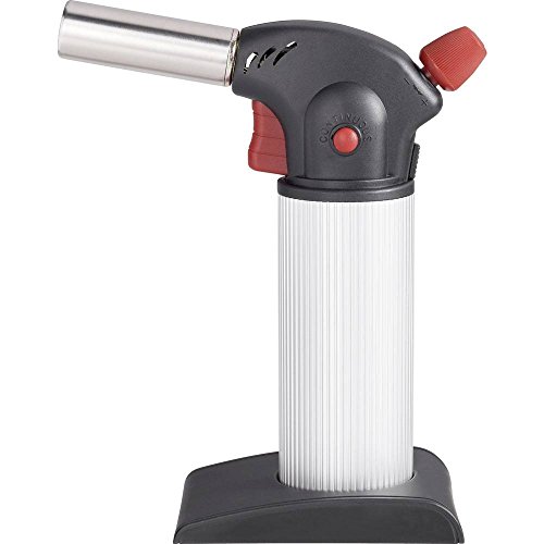 TOOLCRAFT MAX850 Gasbrenner 1300°C inkl. Piezozünder, stufenlos einstellbare Flamme, Hochtemperatur-Gasbrenner, Flambierbrenner für Küche von Toolcraft