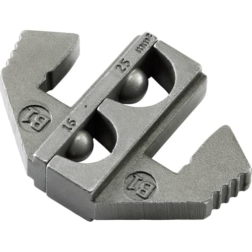 TOOLCRAFT PLE-0B1 Crimp-Einsätze Unisolierte Kabelschuhe Quetschbereich: 16 bis 25 mm² Passend für Marke (Zangen): TOOL von Toolcraft