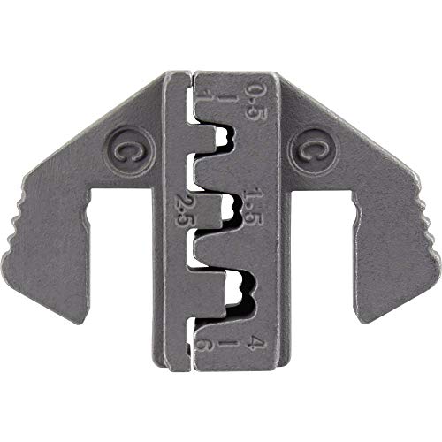 TOOLCRAFT PLE-0C TO-7875681 Crimpstempel Flachstecker 0.5 bis 6 mm² Passend für Marke (Zangen) TOOLCRAFT PZ-500 von Toolcraft