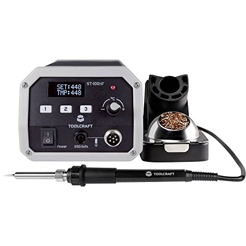 TOOLCRAFT ST-100 HF Hochfrequenz-Lötstation digital 100 W 50-480 °C inkl. Lötspitze von Toolcraft