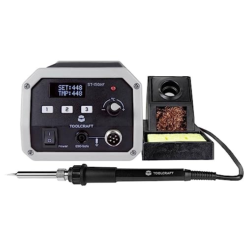 TOOLCRAFT ST-150 HF Hochfrequenz-Lötstation digital 150 W 50-480 °C inkl. Lötspitze von Toolcraft