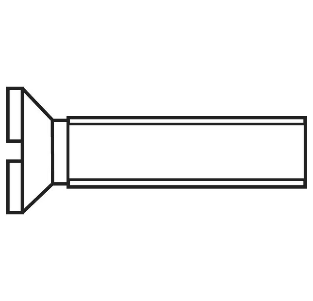 TOOLCRAFT Senkschraube Senkschrauben TOOLCRAFT Senkschraube Senkschrauben von Toolcraft