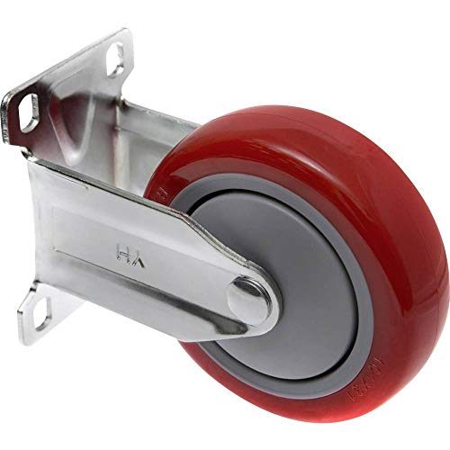 TOOLCRAFT TO-5137959 Bockrolle mit Anschraubplatte 100 mm polyurethan Tragfähigkeit (max.): 125 kg von Toolcraft