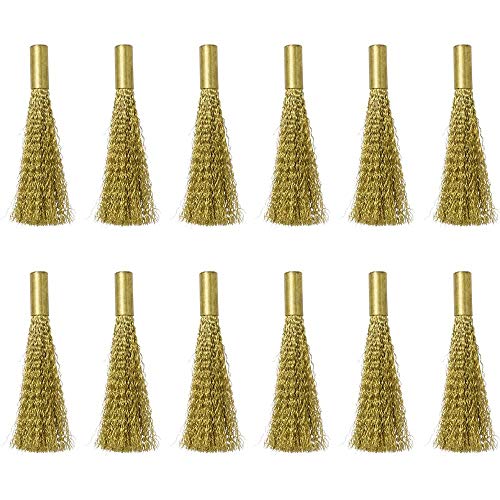 TOOLCRAFT TO-5864076 Ersatzpinsel für Glasfaser-Radierer 12er-Pack (Messingdraht) 4 mm Durchmesser 4 mm 12 St. von Toolcraft