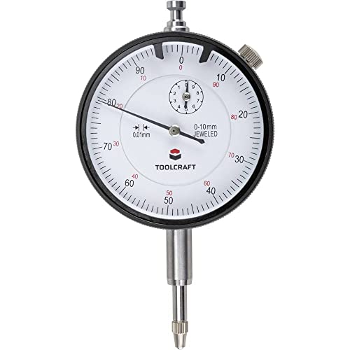 TOOLCRAFT TO-6443499 Messuhr (Ø) 58 mm 10 mm Ablesung: 0.01 mm von Toolcraft