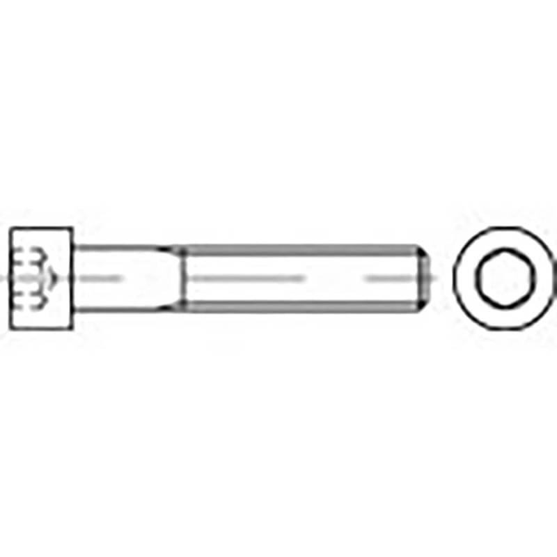 TOOLCRAFT TO-6856242 Zylinderkopfschraube M10 80 mm Innensechskant DIN 912 Stahl von Toolcraft