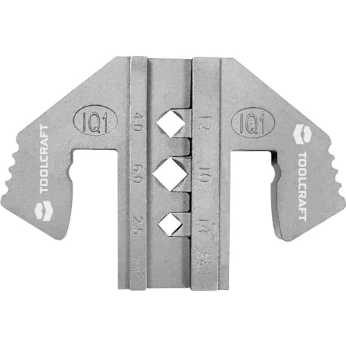 TOOLCRAFT Crimpstempel I Crimpeinsatz für Crimpzange PZ-500 I Solar-Steckverbinder MC3-kompatibel I Quetschbereich 2.5-6 mm² I I Elektronik Zubehör von Toolcraft