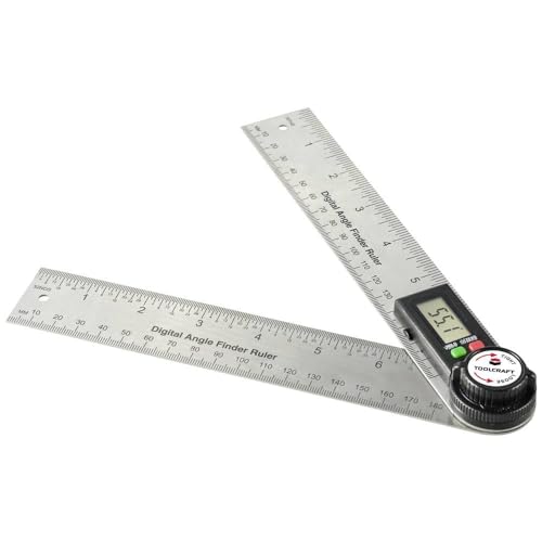 TOOLCRAFT TO-8706177 Digitaler Winkelmesser 360 ° von Toolcraft