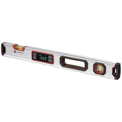 TOOLCRAFT TO-9469539 Digitale Wasserwaage mit Magnet 600 mm 360 ° 1.0 mm/m von Toolcraft