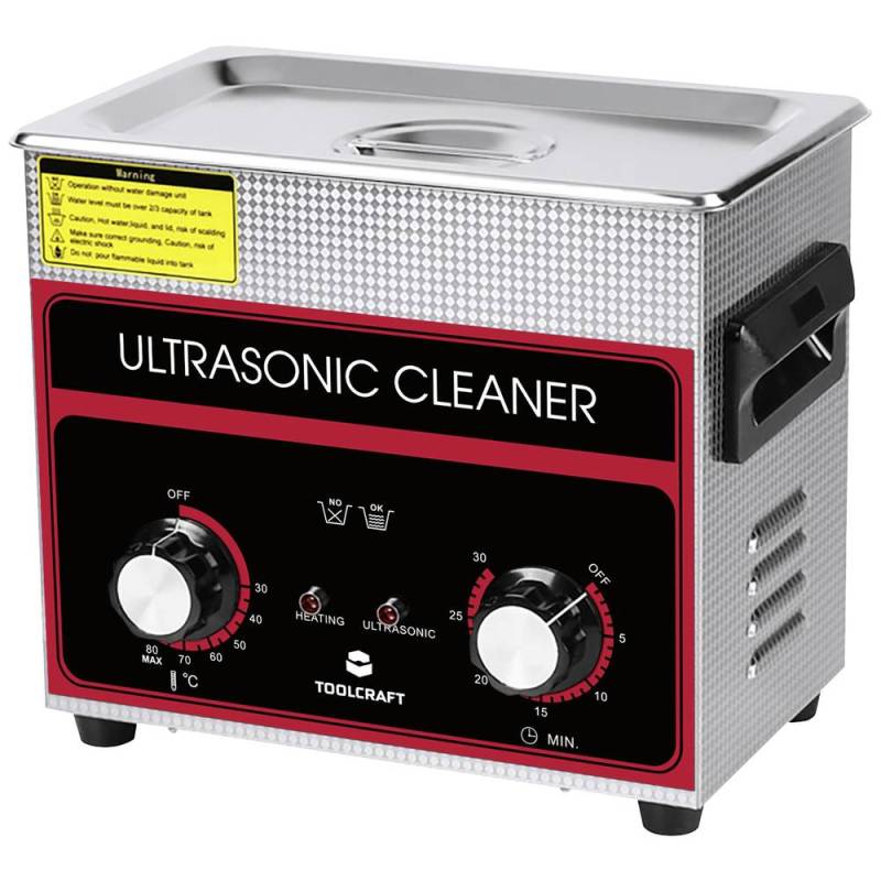 TOOLCRAFT USC-320 Ultraschallreiniger Schmuck Bürobedarf Werkstatt 280 W 3.2 l von Toolcraft