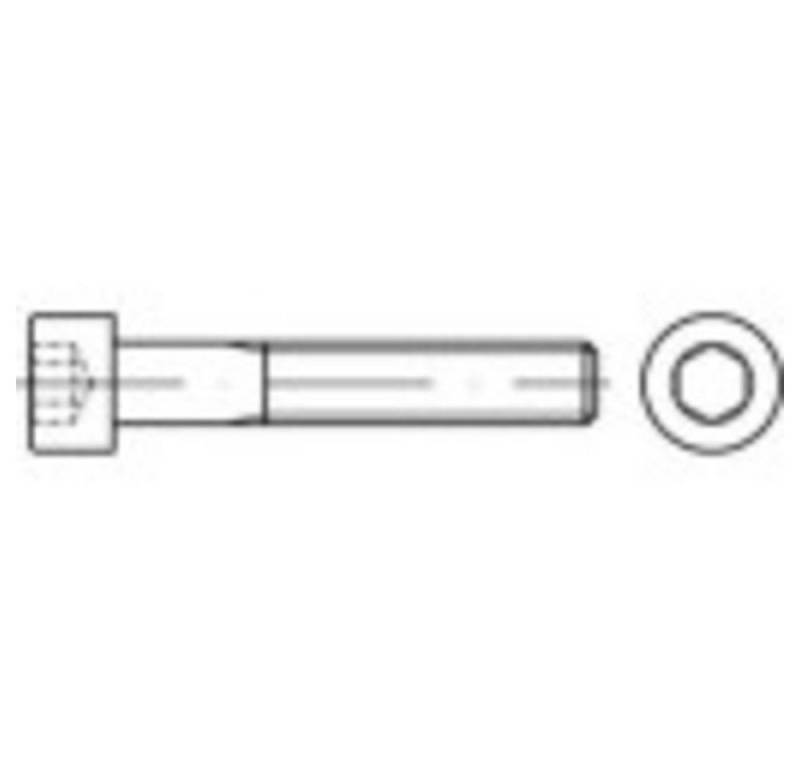 TOOLCRAFT Zylinderschraube A 2 - 70 Zylinderschrauben mit Innensechskant von Toolcraft