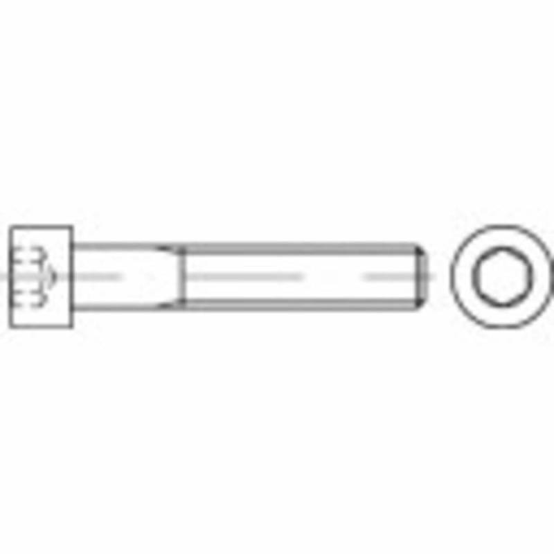Toolcraft 1061925 Zylinderschrauben M8 85 Mm Innensechskant Din 912 100 Stück B-Ware von Toolcraft