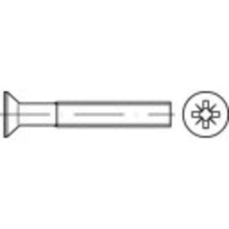 Toolcraft 1065981 Senkschrauben M3 25 Mm Din 965 Edelstahl A2 1000 St. B-Ware von Toolcraft