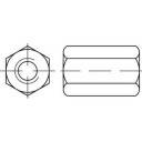 Toolcraft 1067133 Lange Sechskantmuttern M12 Din 6334 Edelstahl A4 Werkzeug B-Ware von Toolcraft