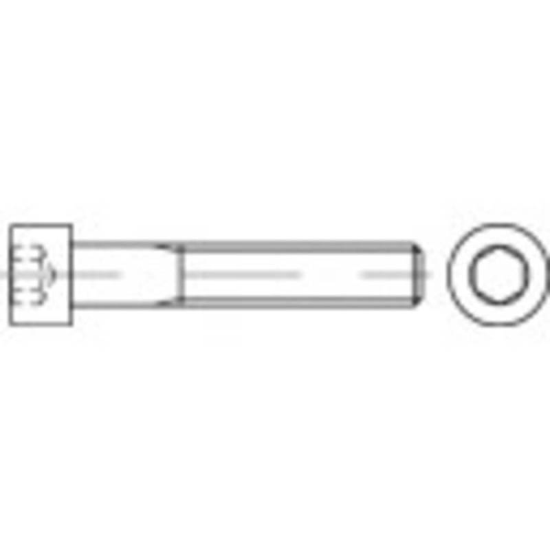 Toolcraft 112923 Zylinderschrauben M5 45mm Innensechskant Din 912 Stahl Schraube B-Ware von Toolcraft