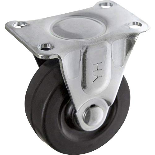 TOOLCRAFT TO-5137890 Bockrolle mit Anschraubplatte 50 mm Gummi von Toolcraft