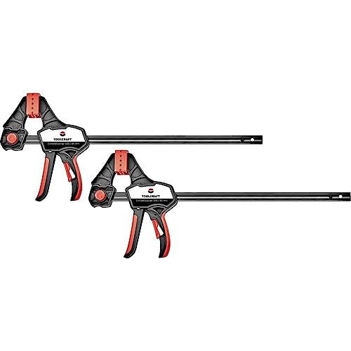 Einhandzwinge 300 x 85 mm 2er Set TOOLCRAFT 1672282 Spann-Weite (max.):300 mm Ausladungs-Maße:85 mm von Toolcraft