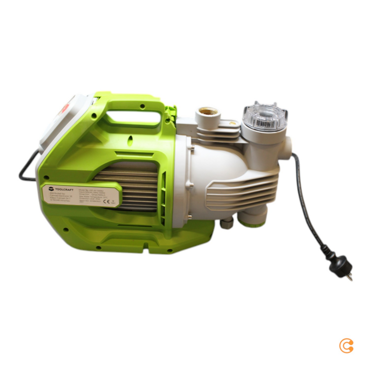 Toolcraft Gartenpumpe Gartenfilterpumpe Pumpe 7000 L/H 53 M Siehe Text/Foto B-Ware Toolcraft Gartenpumpe Gartenfilterpumpe Pumpe 7000 L/H 53 M Siehe Text/Foto B-Ware von Toolcraft