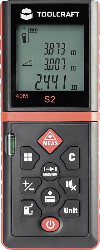 Toolcraft Ldm X40 Laser Entfernungsmesser Messbereich (Max.) 40 M B-Ware von Toolcraft