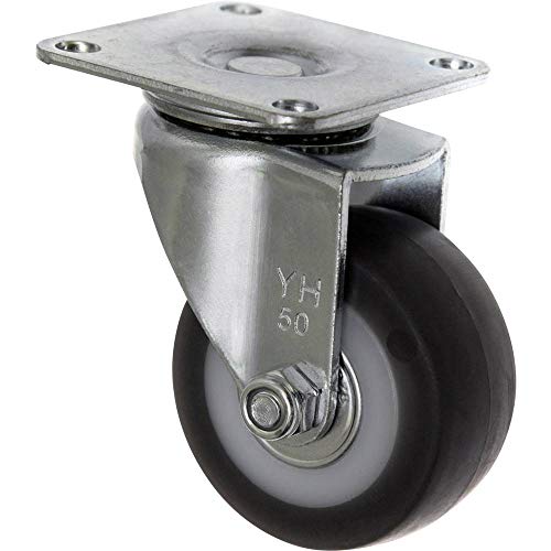 TOOLCRAFT TO-5137866 Lenkrolle mit Anschraubplatte 50 mm TPR von Toolcraft